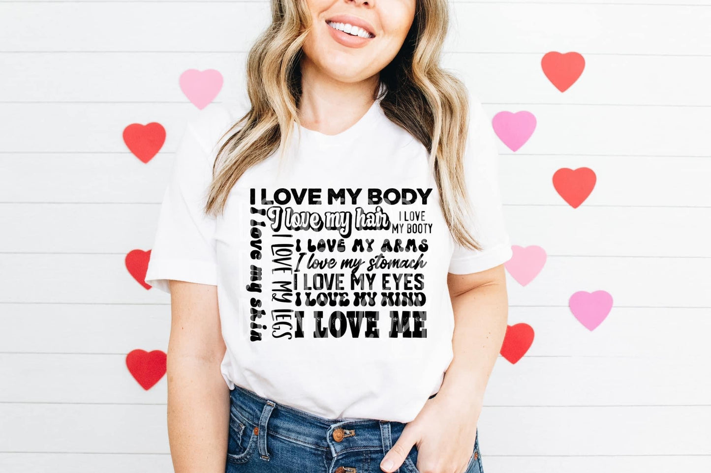 I Love My Body Sublimation Print