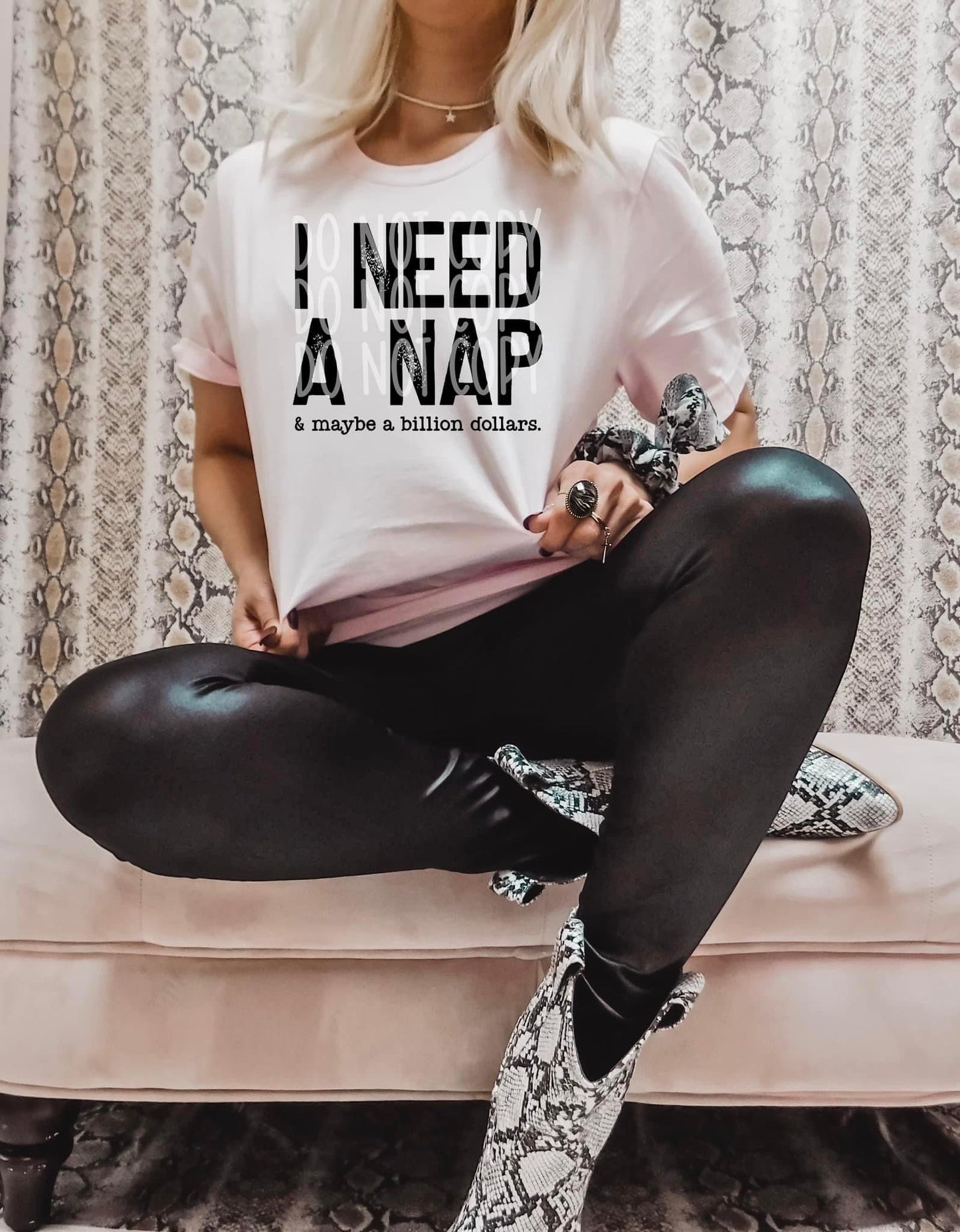 I Need a Nap Sublimation Print