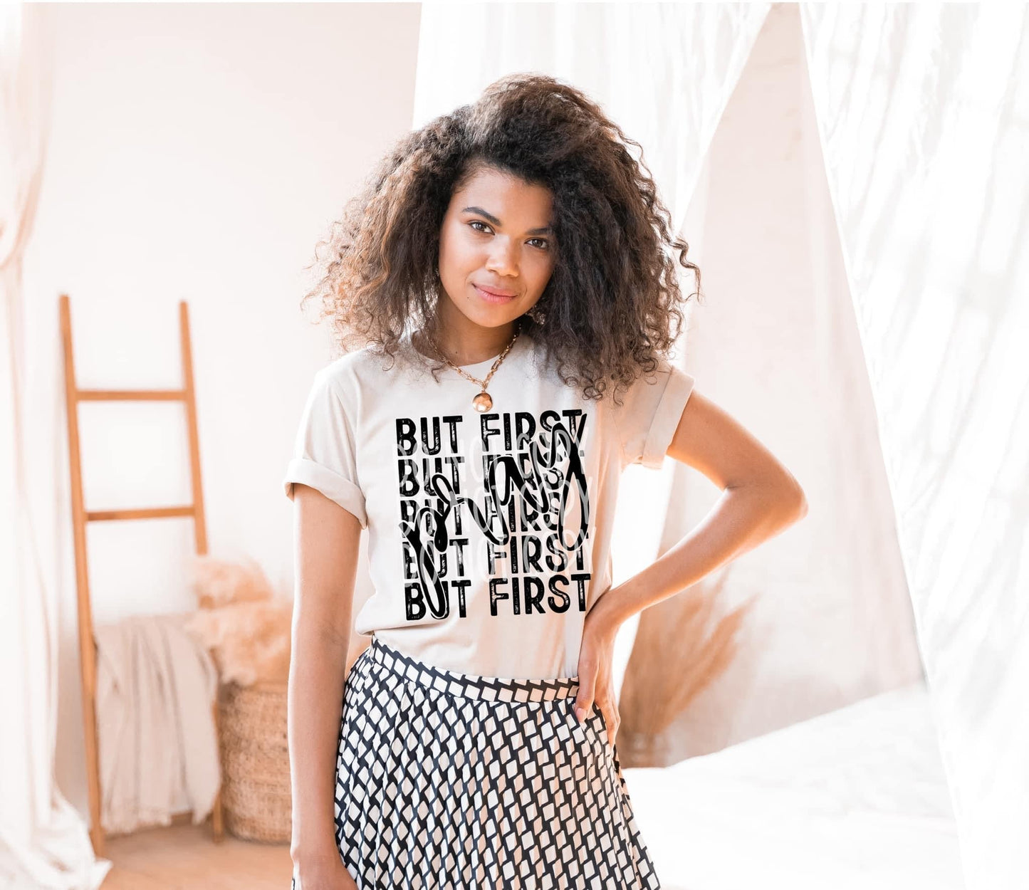 But First Pray Sublimation Print