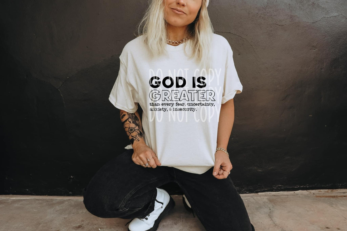 God is Greater Sublimation Print