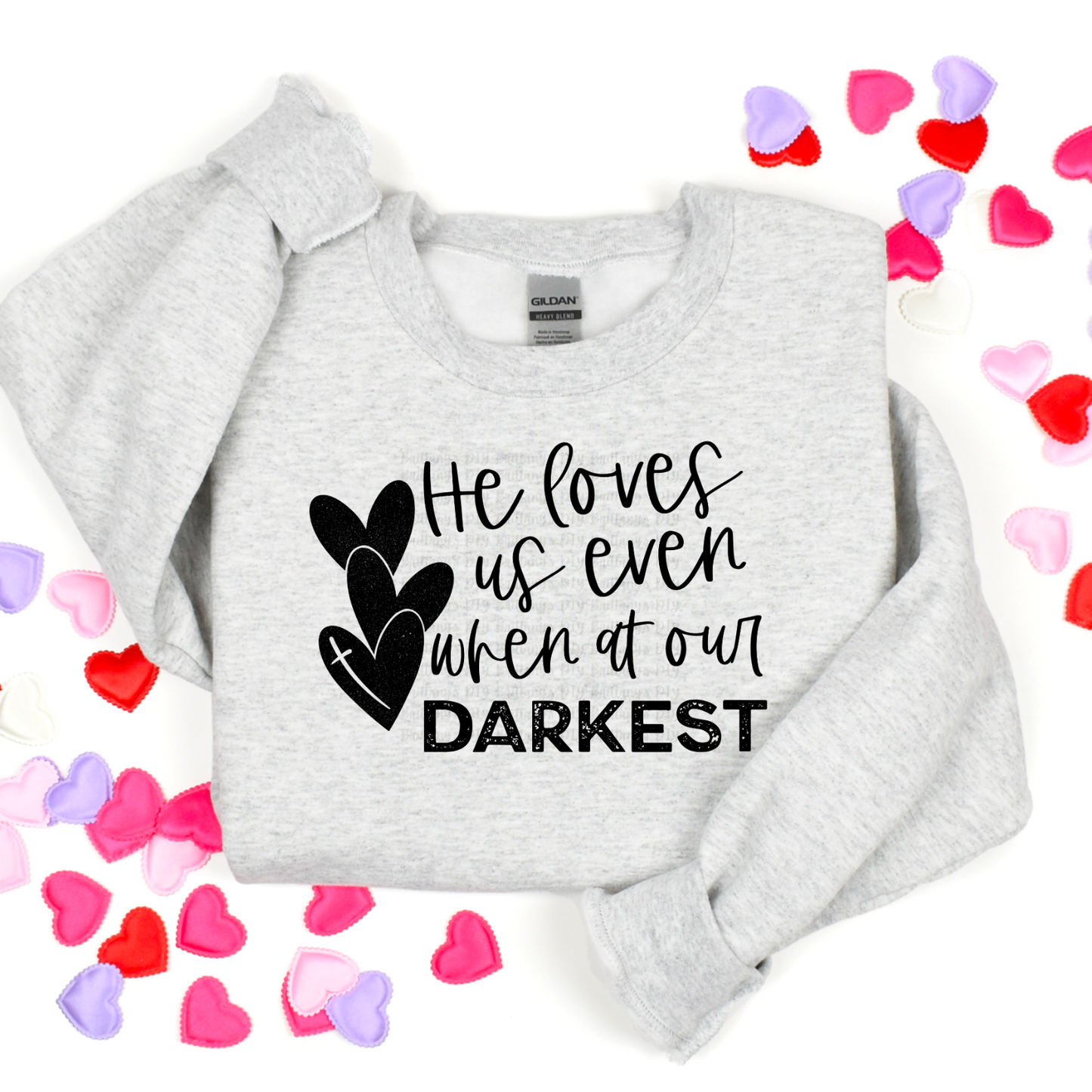 He Loves Us Even When at Our Darkest Sublimation Print