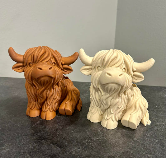 3D Printed Highland Cow Soap Holder