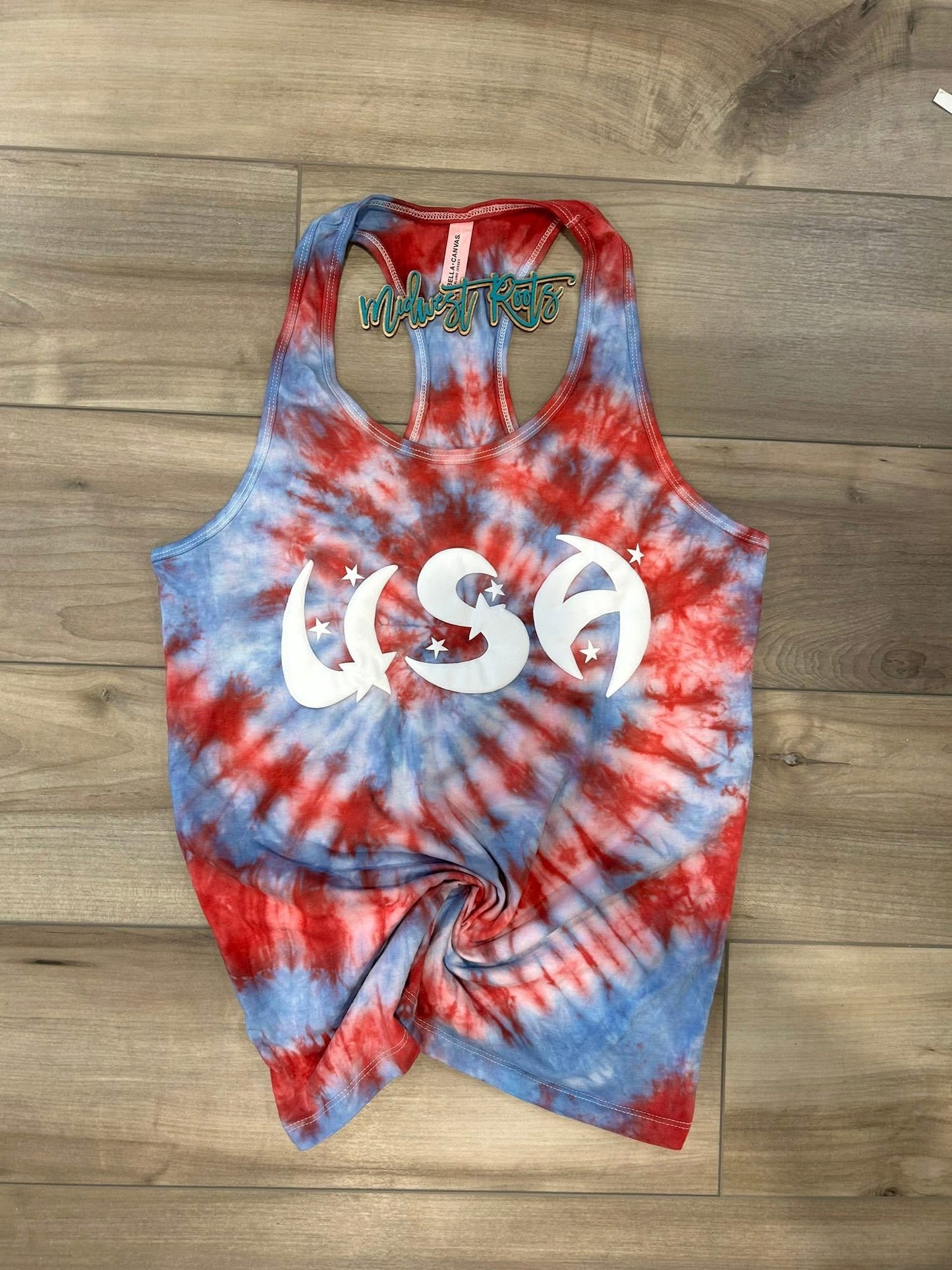 USA RETRO PUFF PRINT