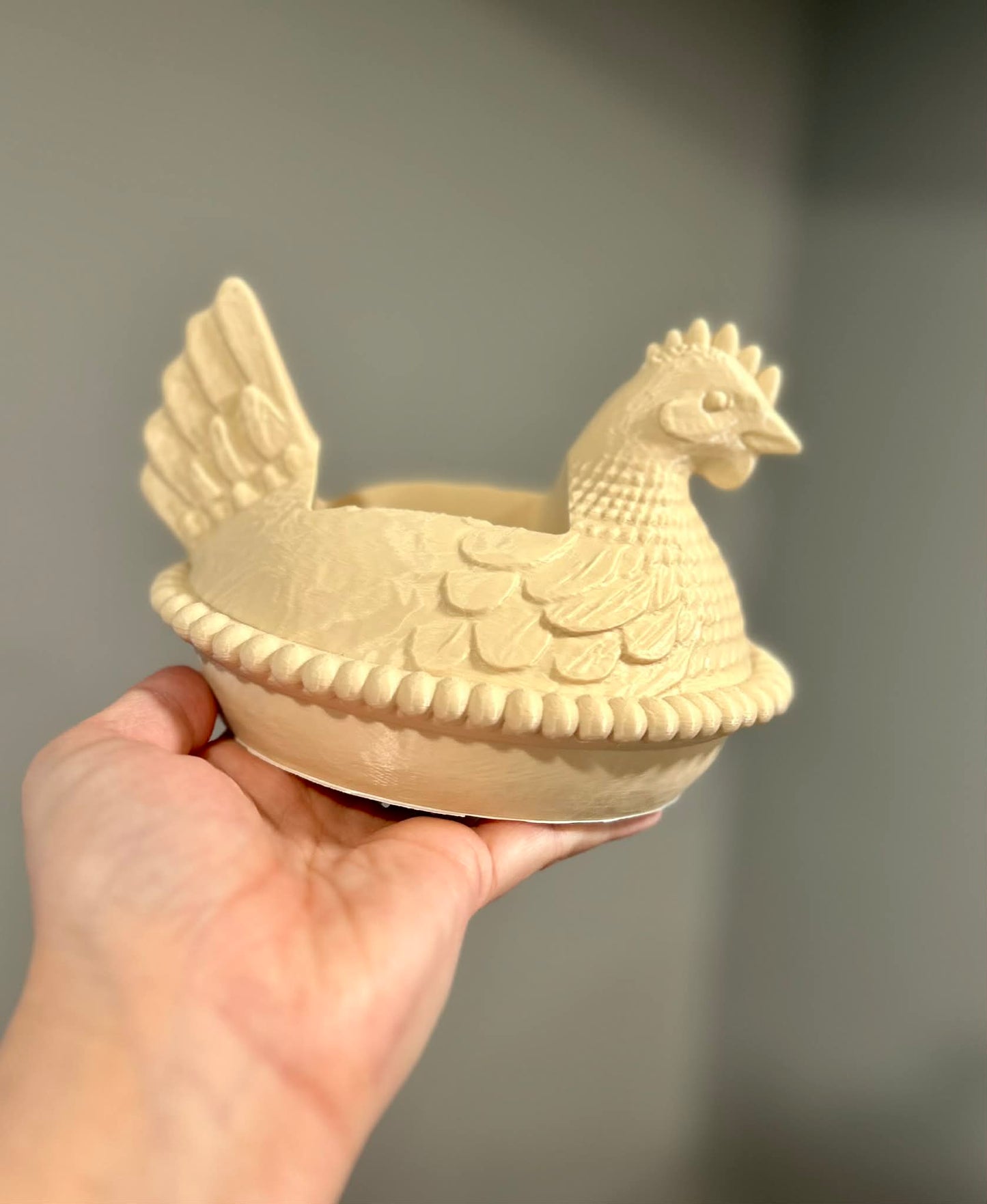 3D Printed Hen Soap Holder
