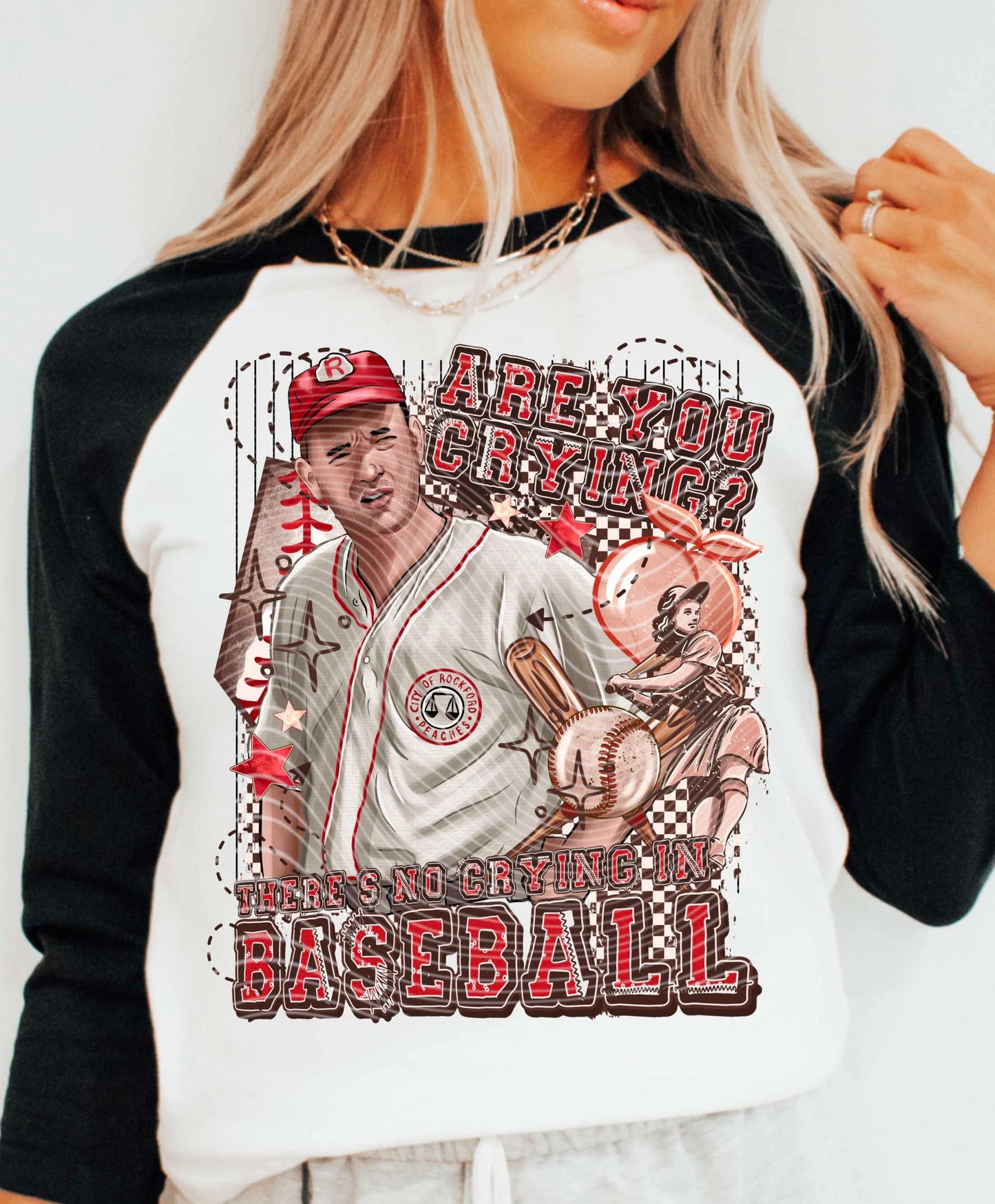 DTF Print- There’s No Crying in Baseball