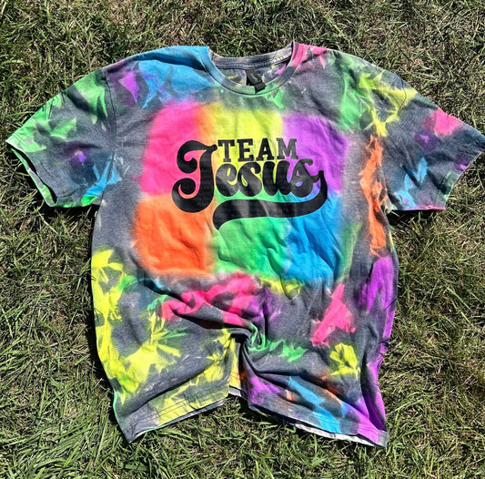 RTS Team Jesus Reverse Tie Dye