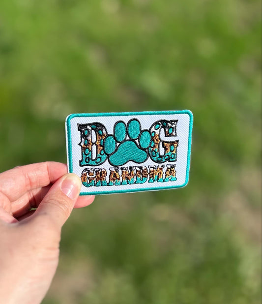 Dog Grandma Hat Patch