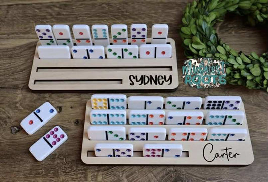 Personalized Domino Holders
