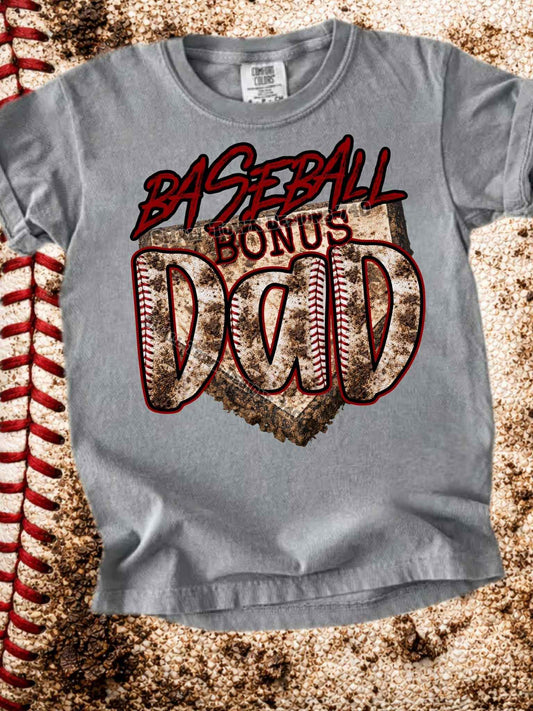 DTF Print - Baseball Bonus Dad