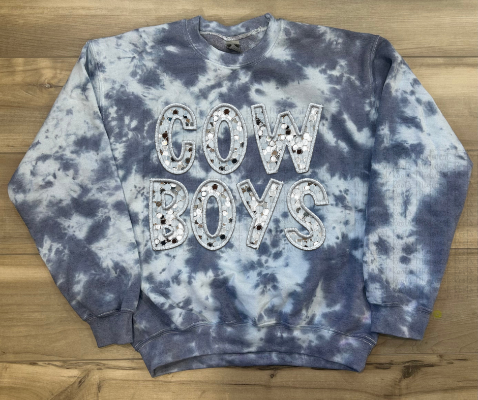 Custom Team Mascot Tie Dye Sweatshirt