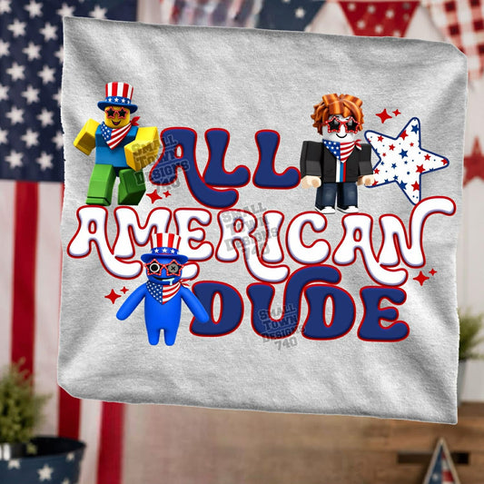 All American Block Dude Kids Top