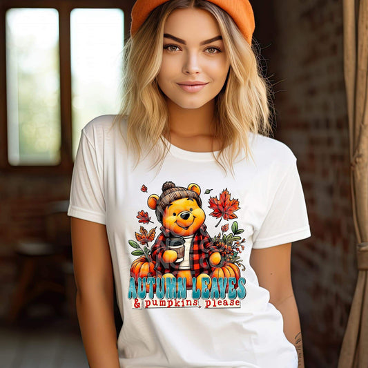 Autumn Leaves & Pumpkins Please Top