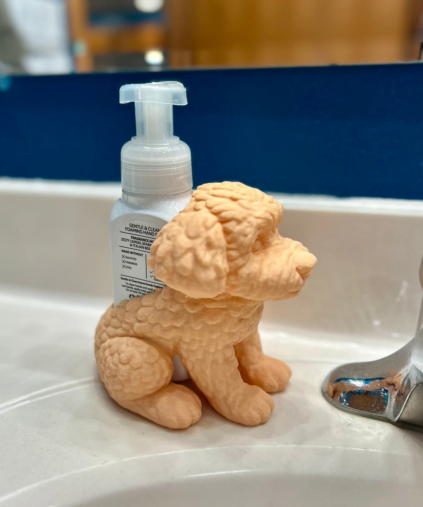 3D Printed Golden Doodle Soap Holder