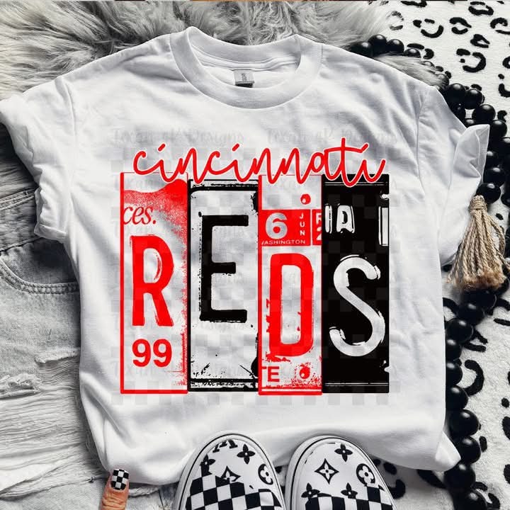 Cincinnati R3ds License Plate Top