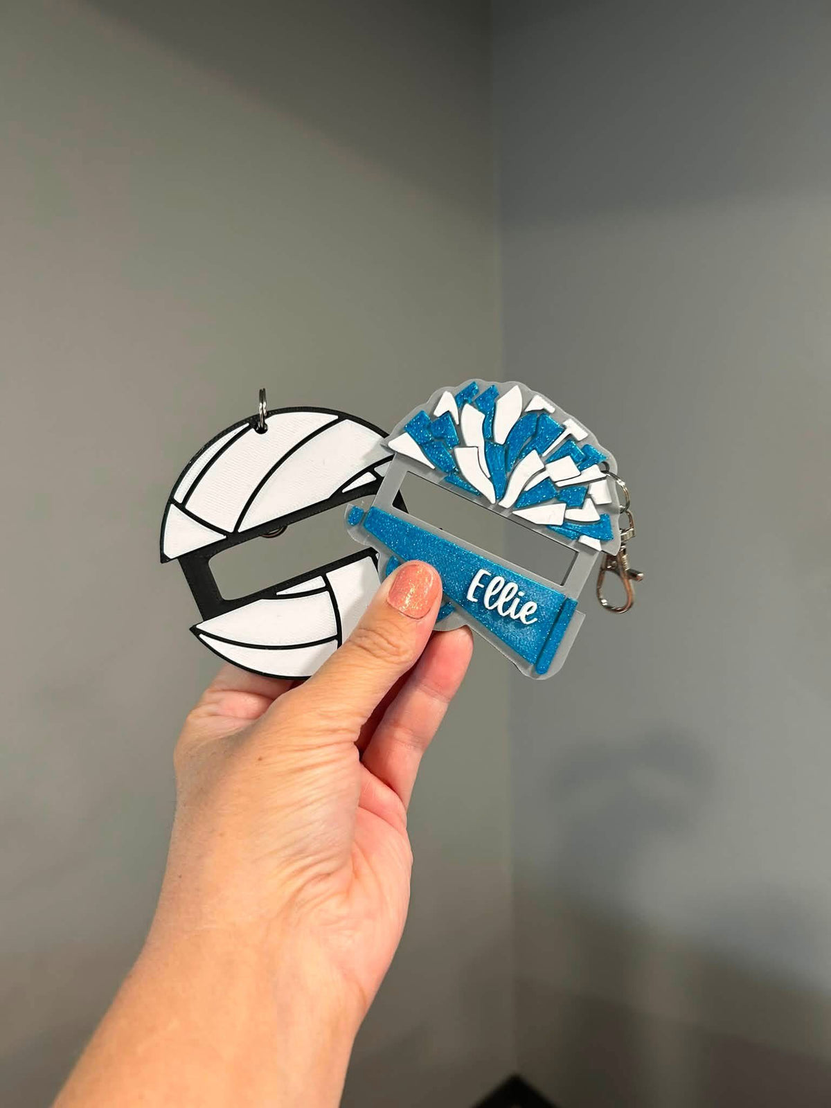 3D Printed Ponytail Keychain Holder