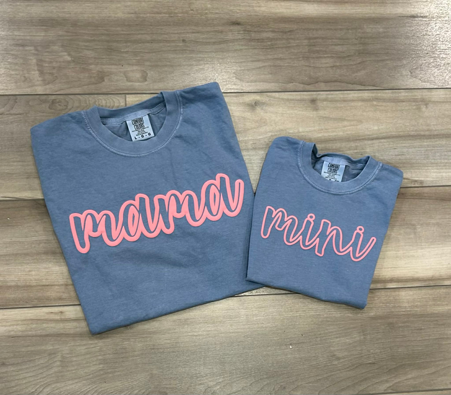 Custom Name Outline Puff Printed Top