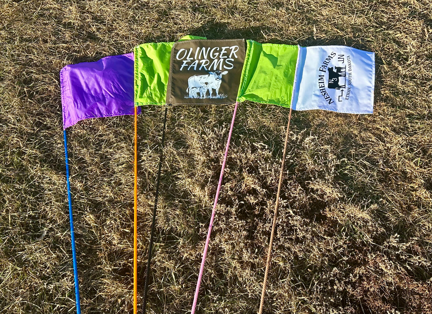 Custom Cattle Flag Whips