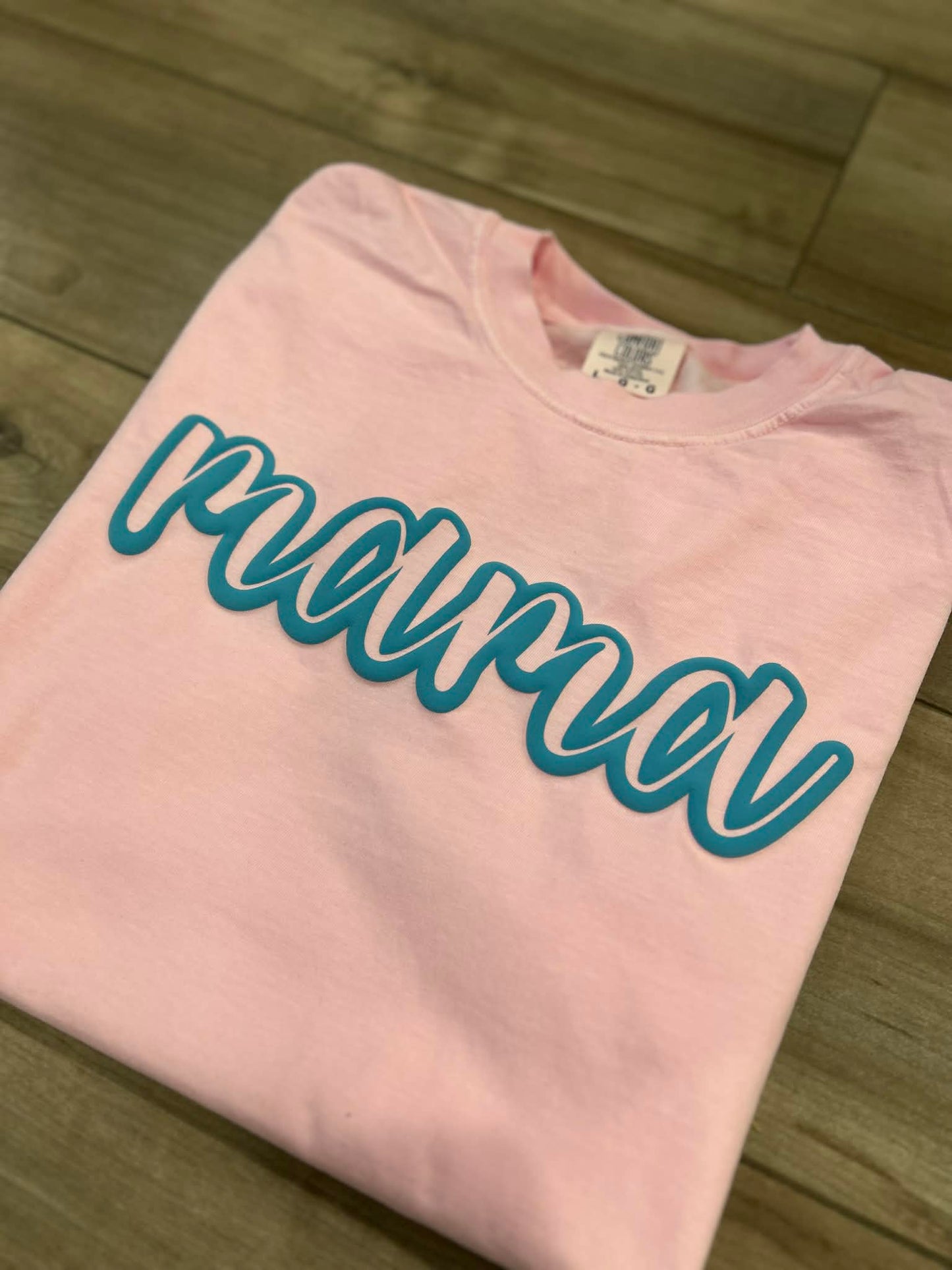 Custom Name Outline Puff Printed Top