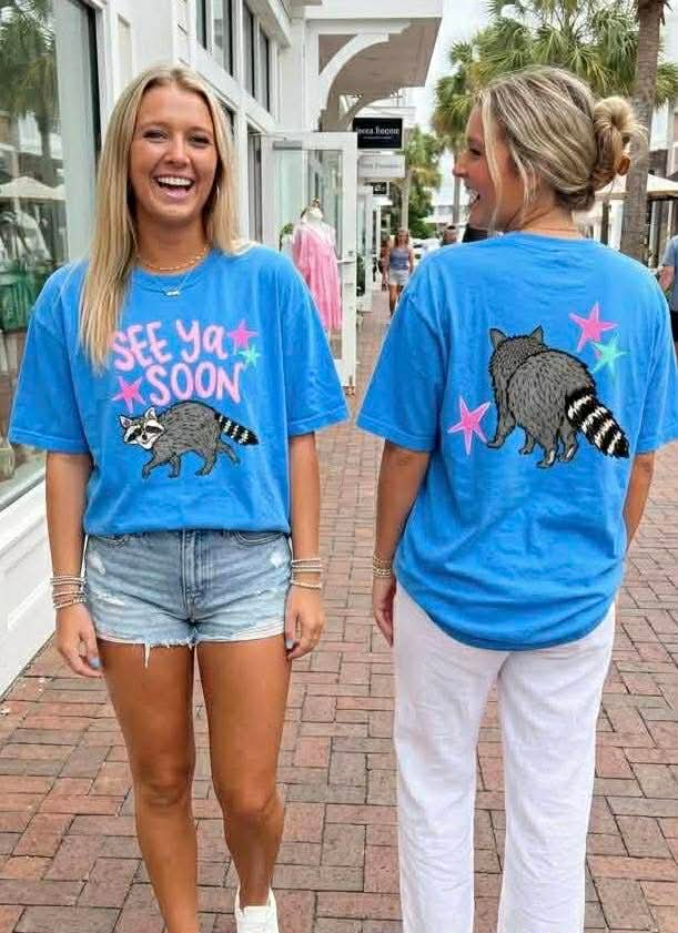 See Ya Soon Racoon Top