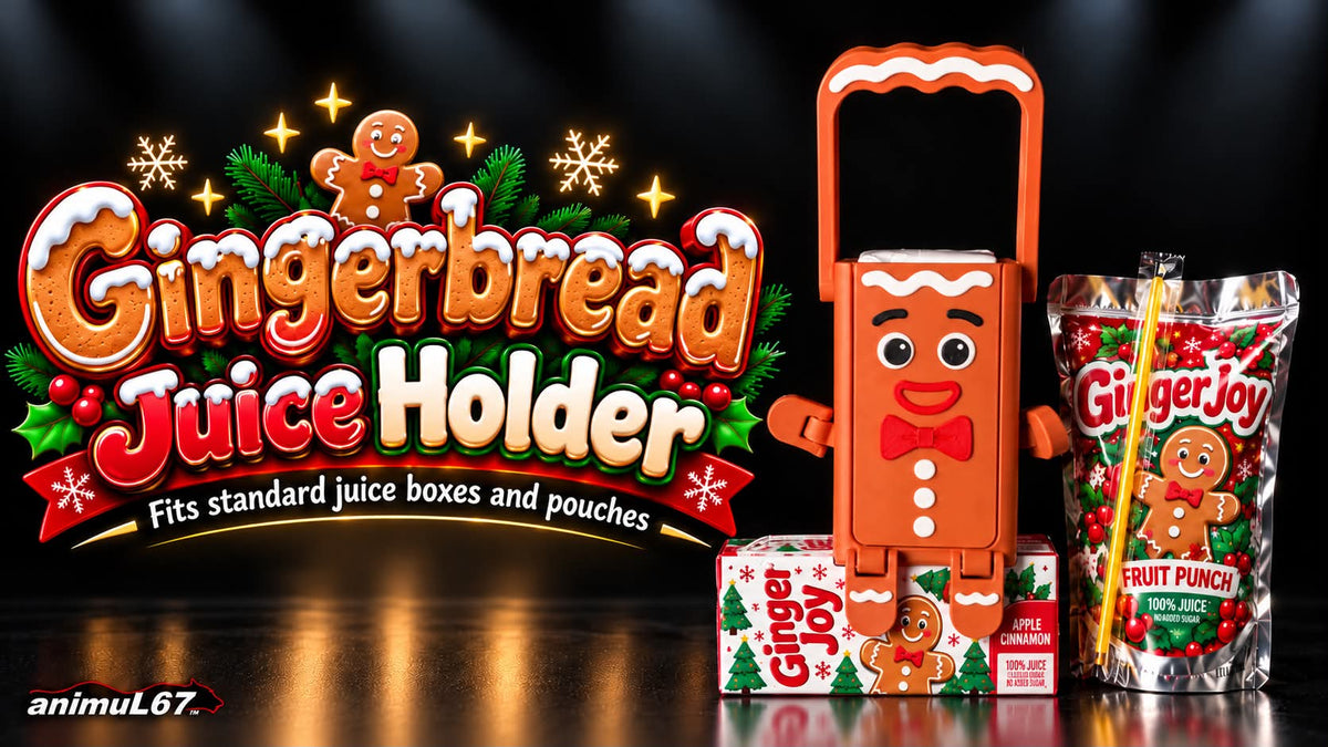 3D Printed Christmas Juice Box Holders