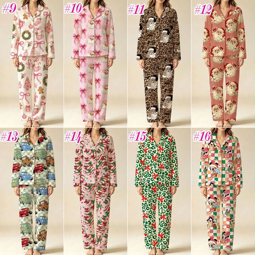 Pre Order Kids Christmas Fleece Pajamas