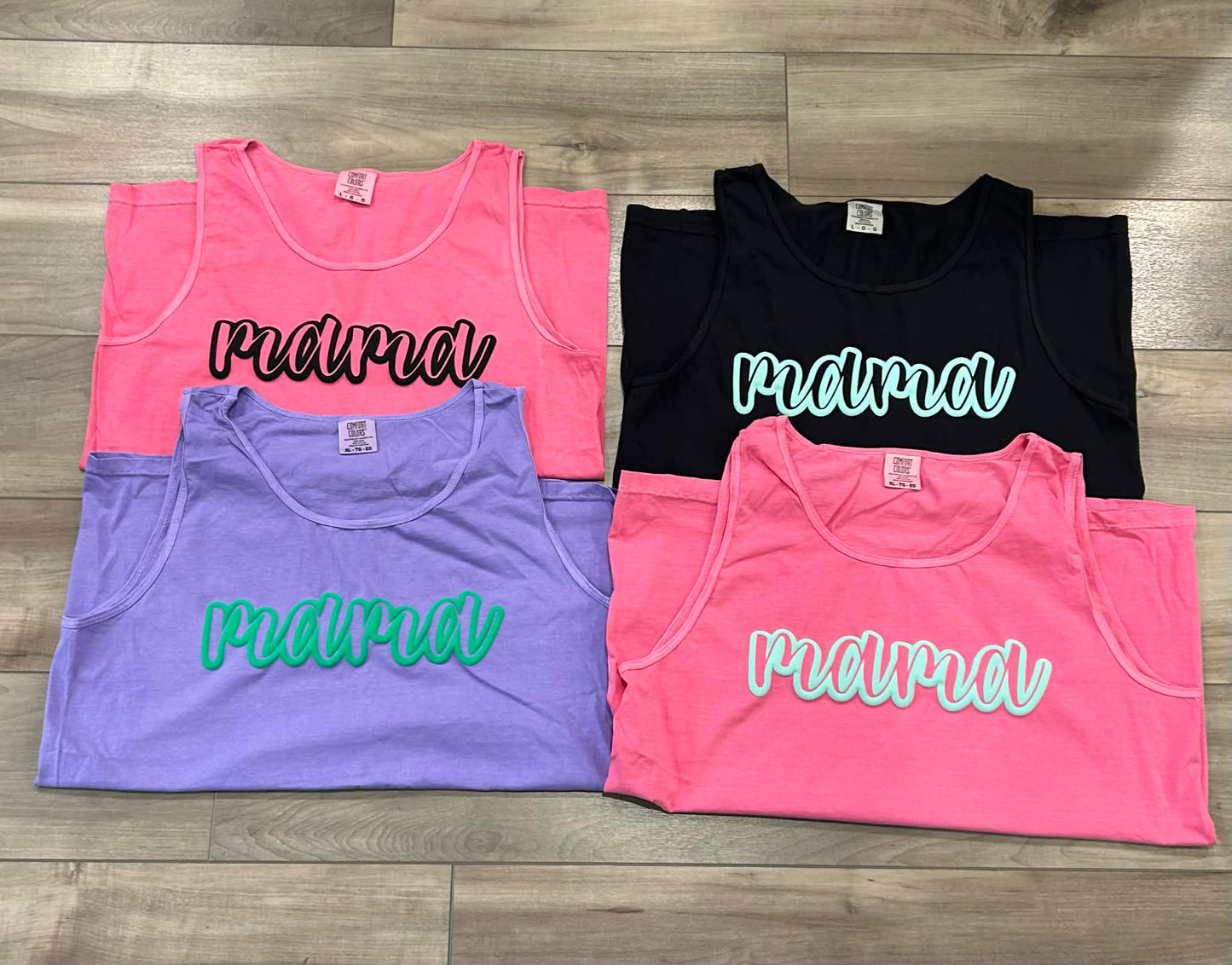 Custom Name Outline Puff Printed Top