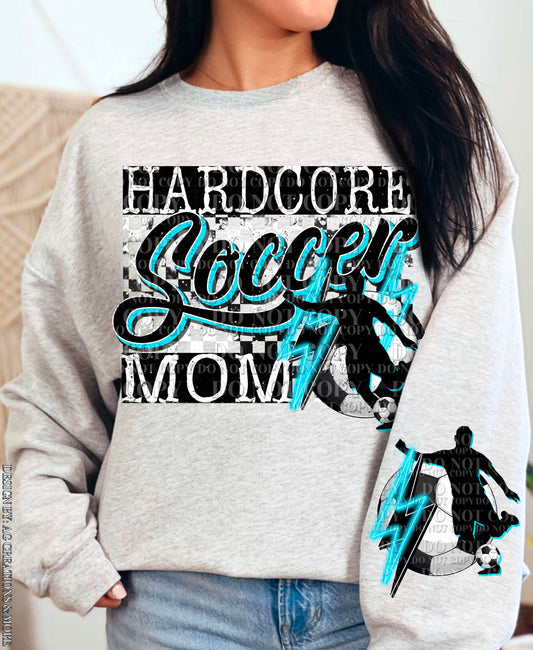 WS Completed Top Hardcore Soccer Mom Blue