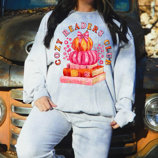 DTF Print - Cozy Readers Club