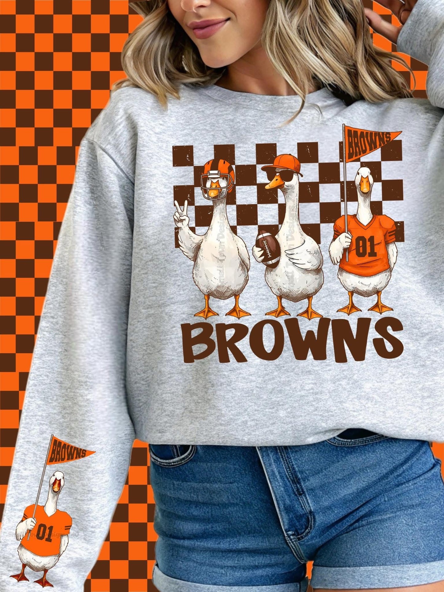 DTF Print- Browns Goose