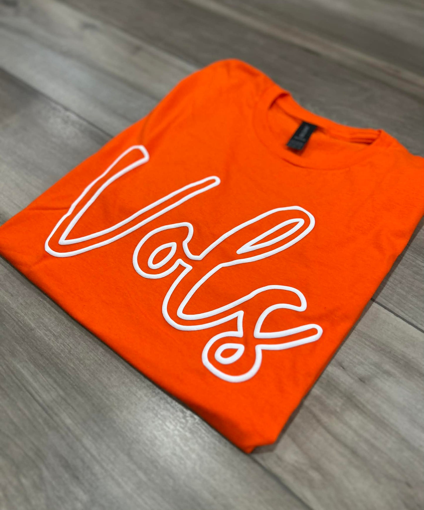 Custom Team Outline Puff Printed Top