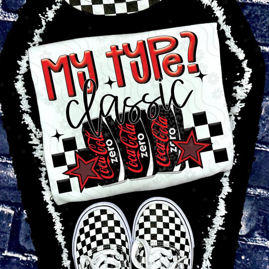 DTF Print - My Type Classic Zero Sugar