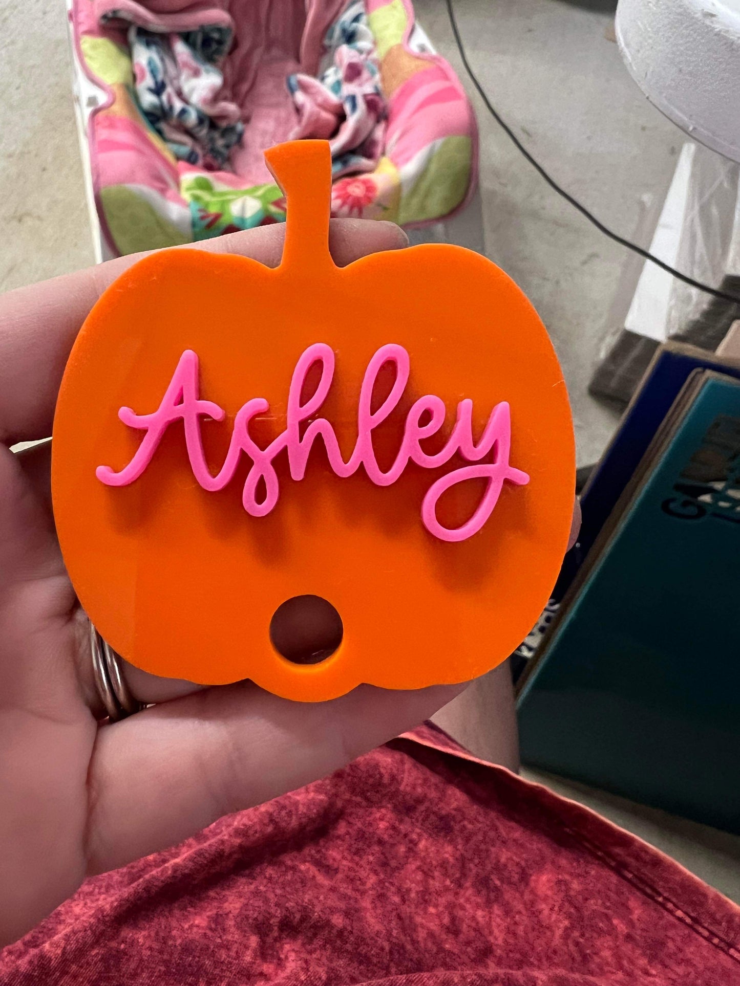 Personalized Pumpkin Cup Tags