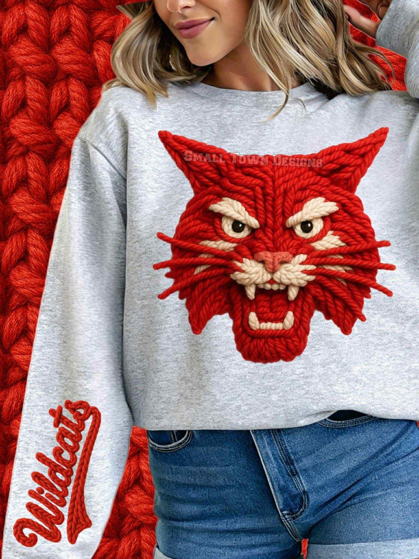 DTF Print - Faux Yarn Wildc@ts