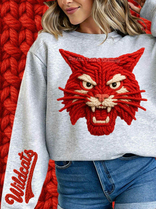 DTF Print - Faux Yarn Wildc@ts