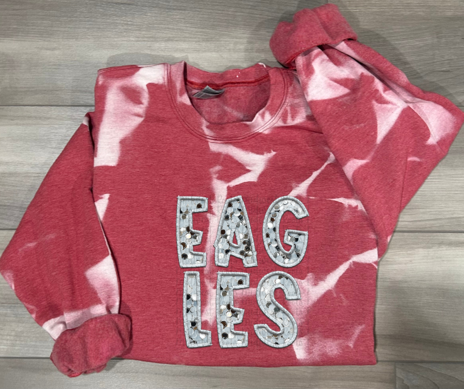 Custom Team Mascot Tie Dye Sweatshirt