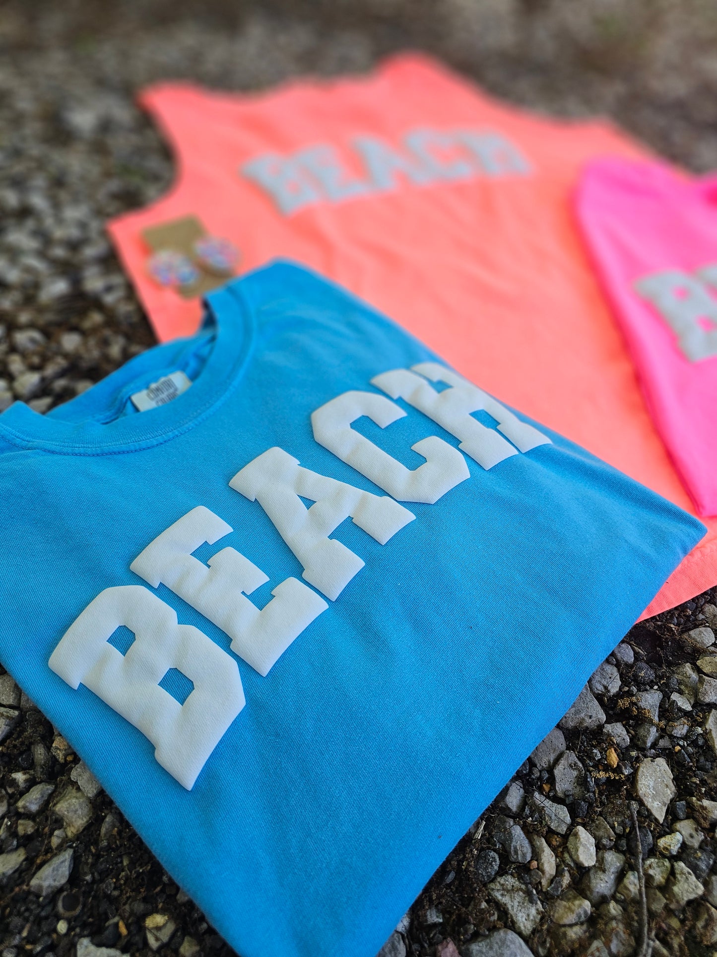 Beach Puff Print