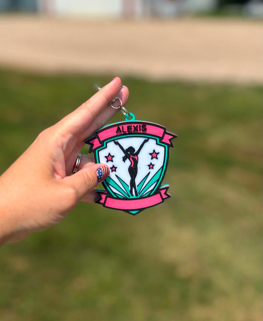 3D Printed Gymnastics Bag Tag