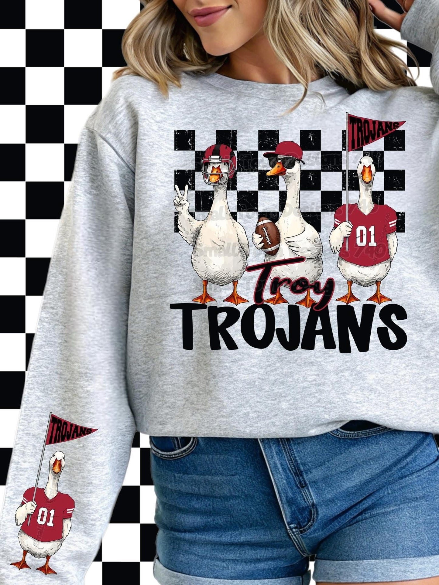 DTF Print- Tr0jans Goose