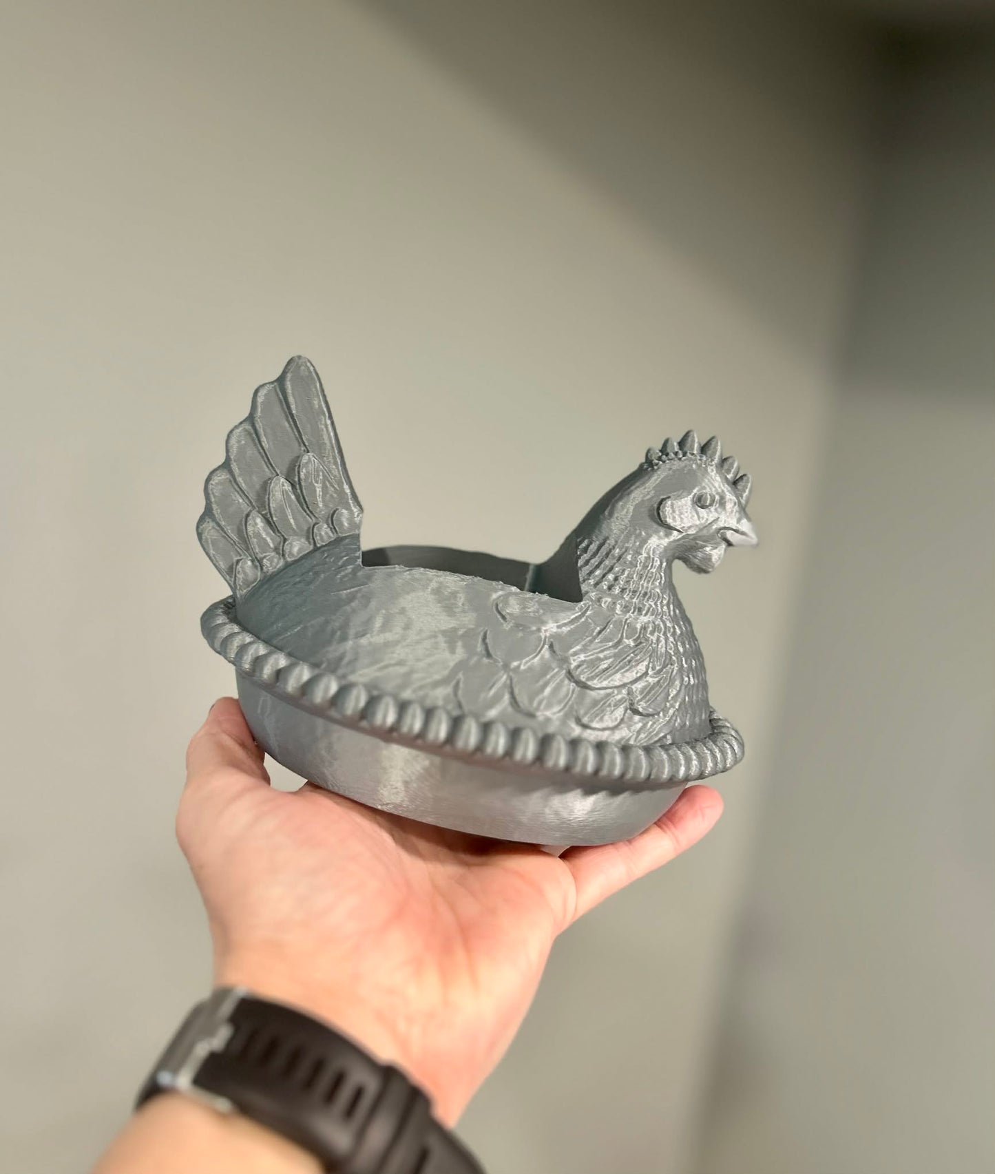 3D Printed Hen Soap Holder