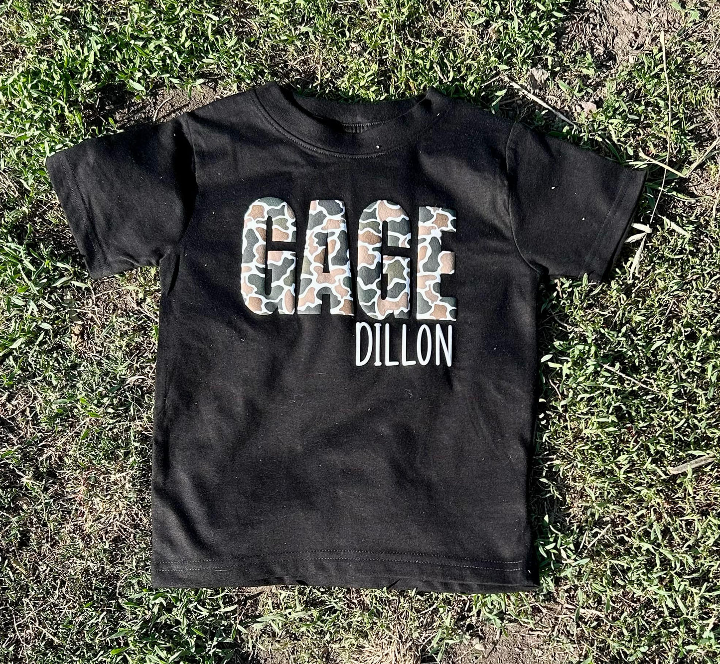 Custom Camo Puff Print