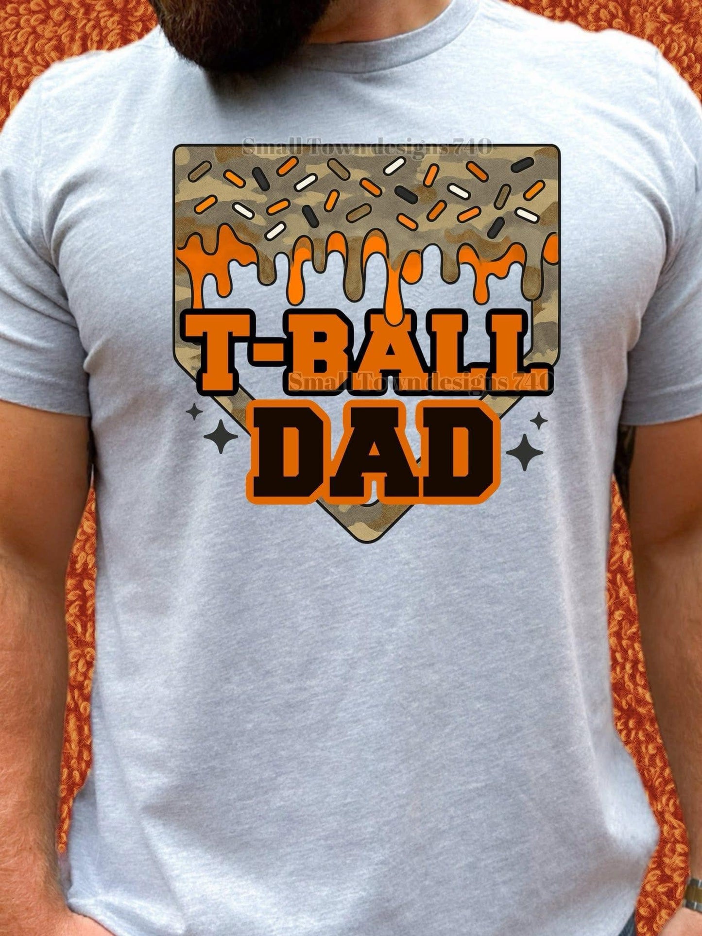 DTF print Tball Dad