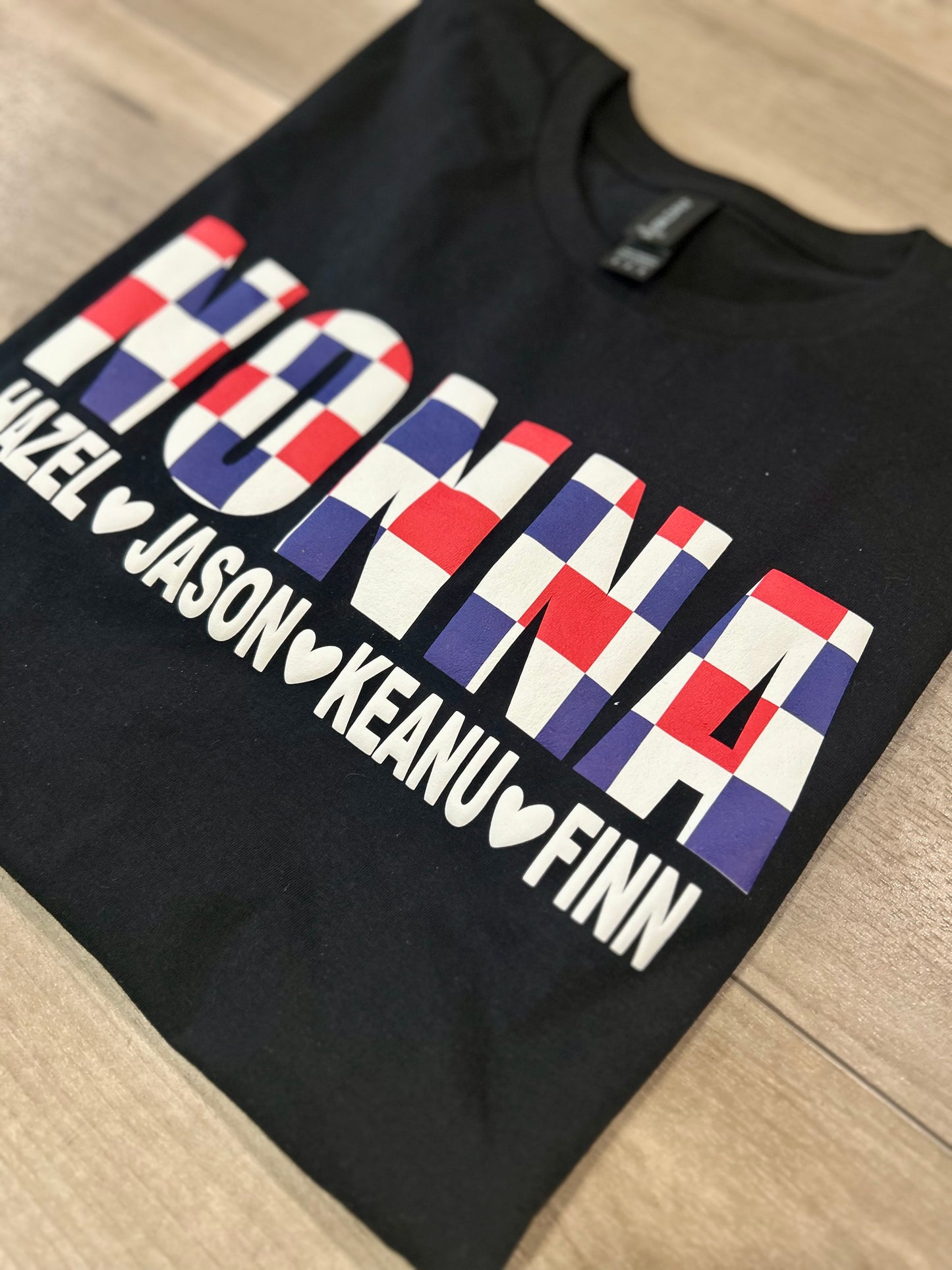 Custom RWB Printed Puff Print