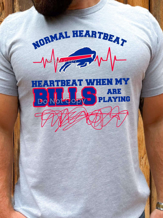 DTF Print - Bills Heartbeat