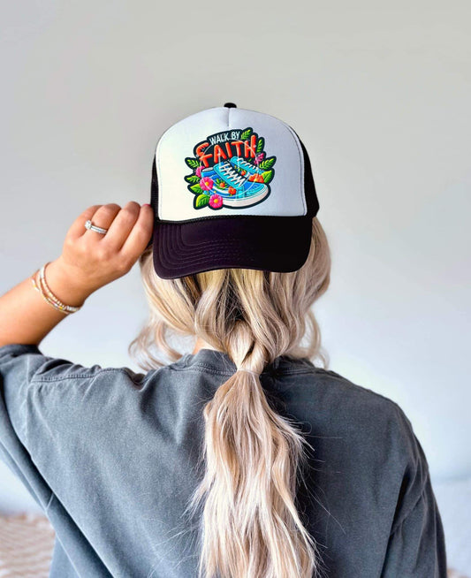 WS Completed Walk By Faith Foam Trucker Hat