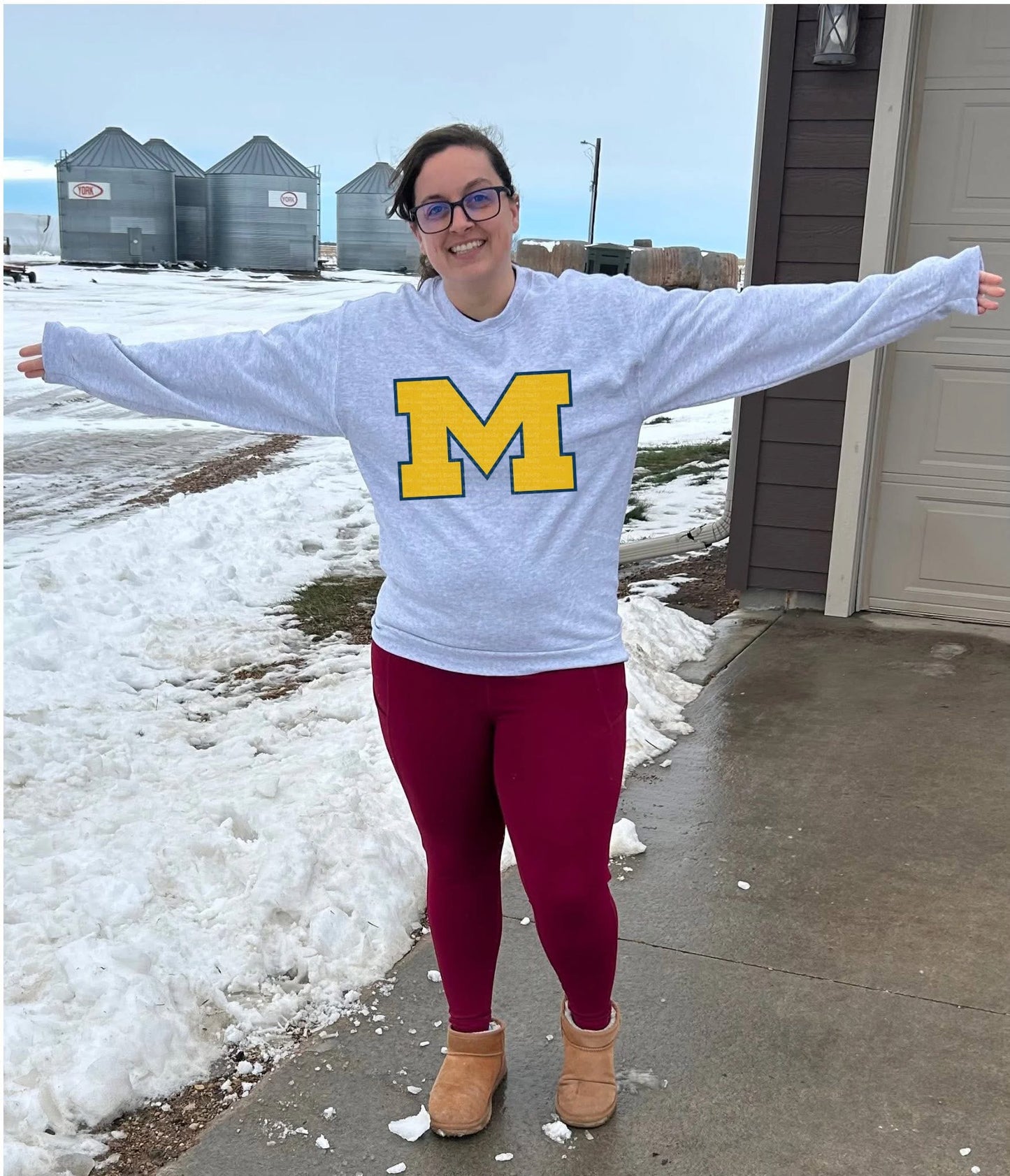 W0lverines Oversized Arm Print Top