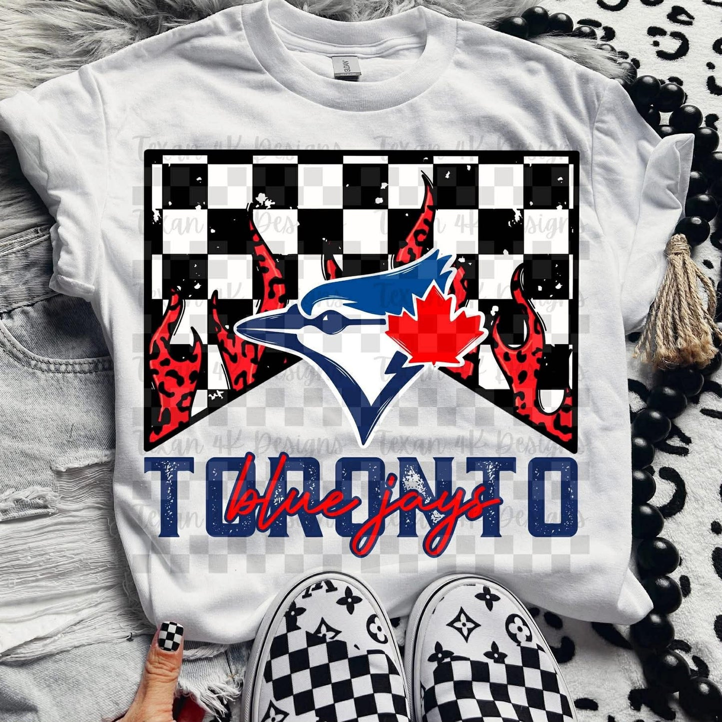 DTF Print - Flame Baseball Team