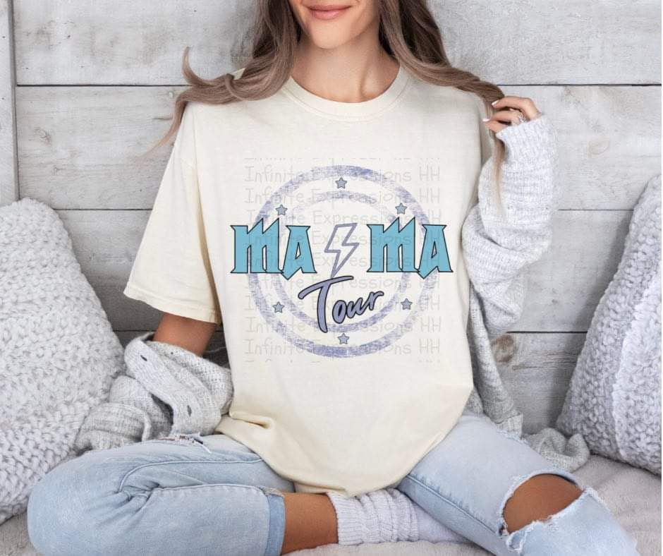 DTF Print - Mama World Tour Front