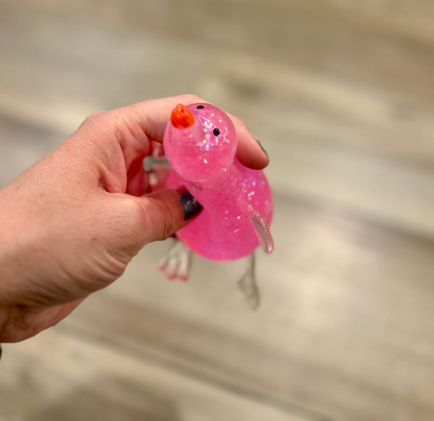 RTS Glitter Duck Squishy