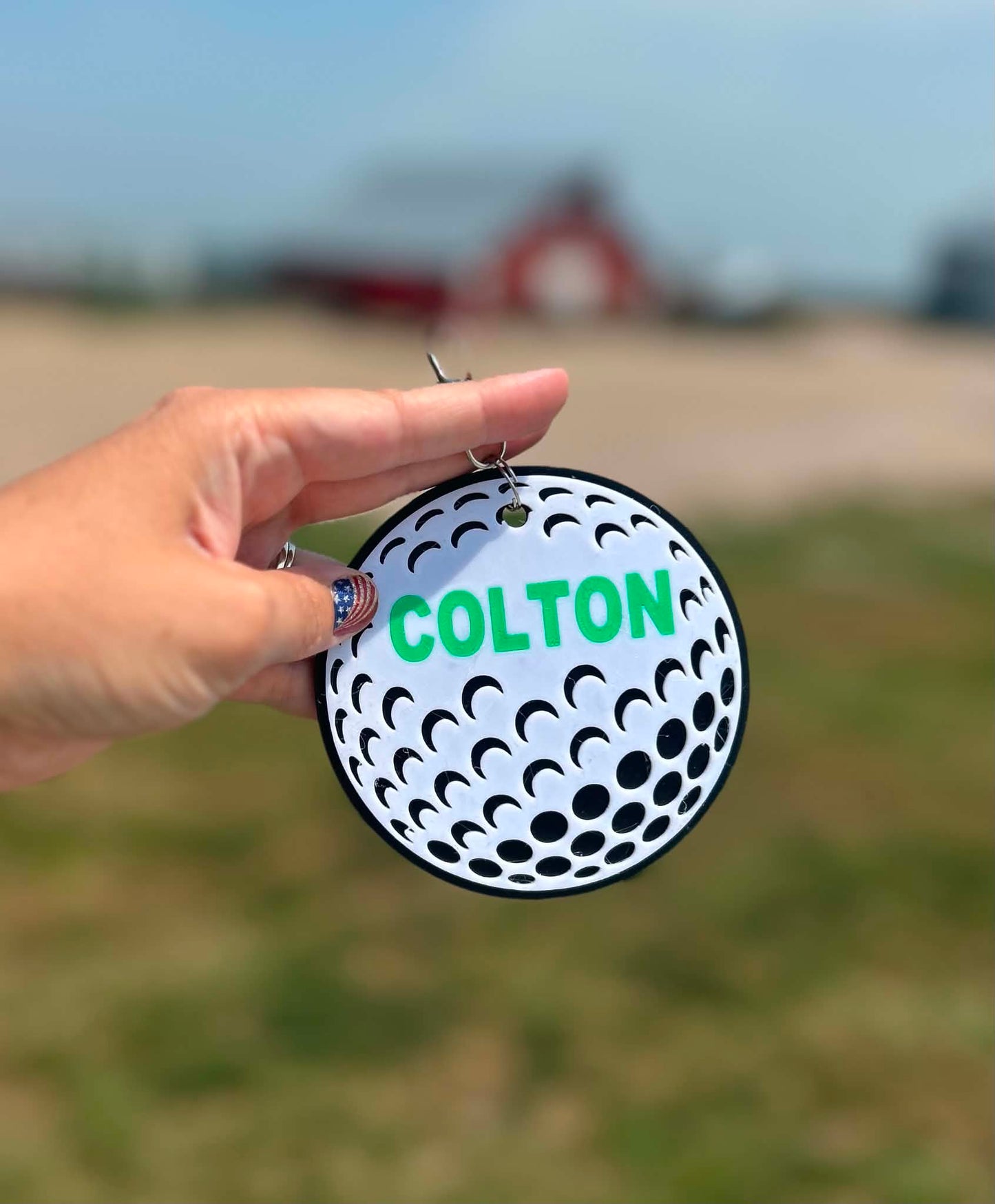 3D Printed Golf Bag Tag