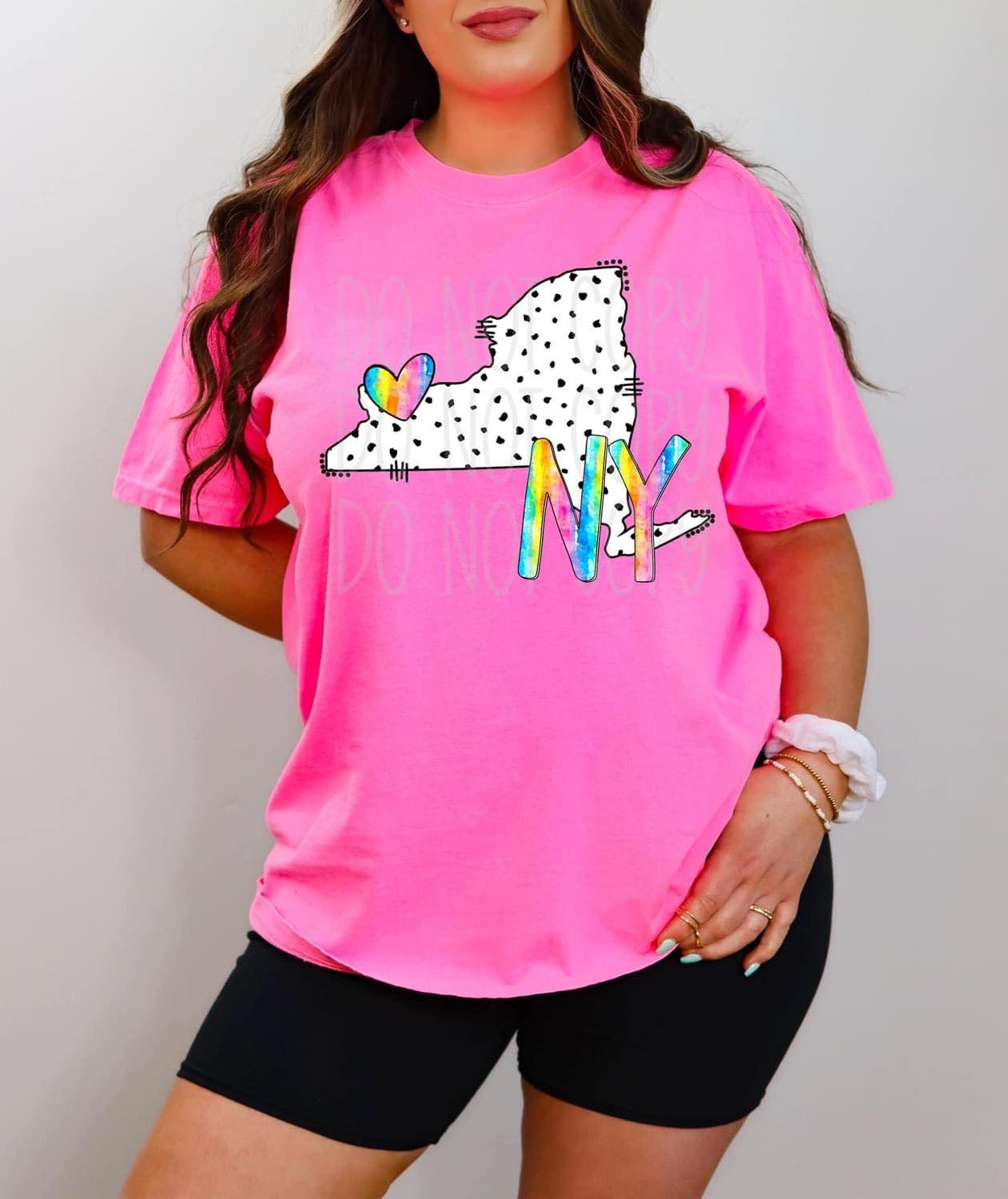 Dot & Rainbow State Tees Top
